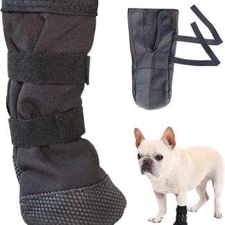 Dog Shoes Paw Protection Outdoor Dog Socks Non-Slip Leak Protection Dog Socks Dog Shoes Socks Paws Stop Licking Shoes Dog Paws Indoor and Outdoor Pet Shoes for Pet Injury Recovery (S)