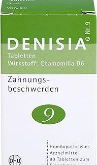 DHU DENISIA No. 9 Tablets for Teething Pain Pack of 80 Tablets