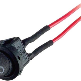 INSTALL BAY IBRRSM Mini Round Rocker Switches, 5 pk by Install Bay