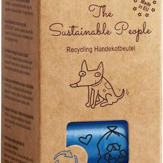 The Sustainable People TSP Recycling Dog Waste Bags, Resource-Conserving, Made from 97% Old Plastic, Large, Strong (15 µm), Safe and Moisture-Resistant