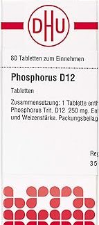 DHU Phosphorus D12 Tablets, Pack of 80 Tablets