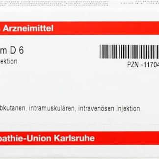 DHU Atropinum sulfuricum D6 ampoules, pack of 8 ampoules