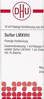 DHU Sulfur LM XVIII Dilution, 10 ml Solution