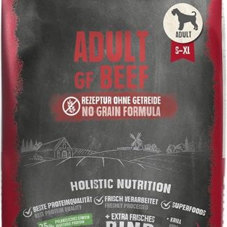 BELCANDO Adult GF Beef [12.5 kg] Grain-Free Dog Food, Dry Food without Grain with Beef, Complete Food for Adult Dogs from 1 Year