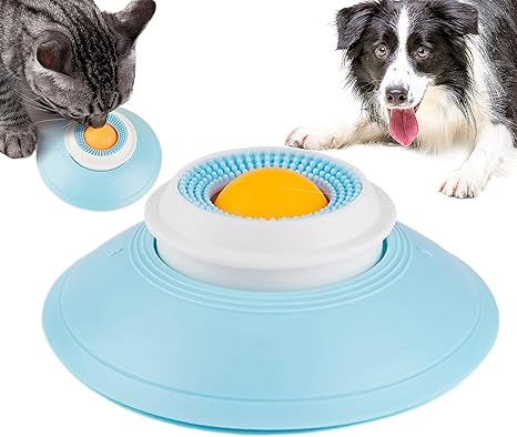 Lick Bowl for Dogs and Cats, Lick Toy for Dogs, Lick Plate Pets Slow Feeder Lick Bowl, Funny Lick Ball Promotes Mental Activity and Natural Search Behavior