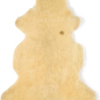 Hofbrucker 100% Organic Schwarzkopf Merino Sheepskin from Bavaria/Lambskin. Soft and Fluffy as well as Self-Cleaning Medical Sheared with Natural Features 100-110 cm Lambskin with Natural Features