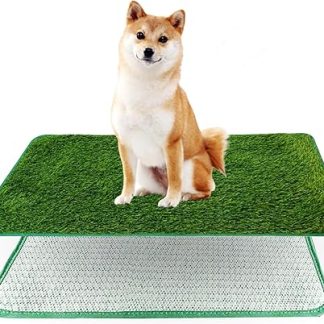 Reusable Dog Toilet 71 x 46 cm Washable Dog Toilet Puppy Tray Easy Clean Training Pads with Artificial Grass for Balcony Home Home Home