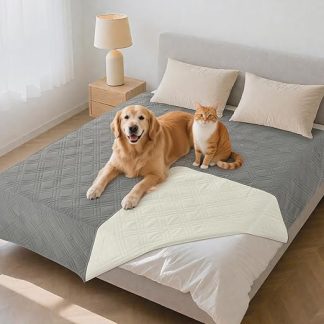 PICK FOR LIFE 137 x 208 cm Waterproof Dog Blankets, Extra Large and Washable Pet Blanket for Dogs, Non-Slip Puppy Pads Provide Comprehensive Coverage and Protection for Your Sofa, Bed, Car Seat