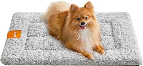 Feandrea PPB001G01 Dog Blanket, Pet Blanket for Dogs, Cats, 60 x 45 cm, S, Machine Washable, Tumble Dryer, Non-Slip, Light Grey