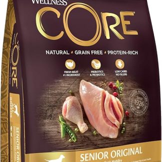 Wellness CORE Dry Dog Food, Grain-Free, High Meat Content, Various Flavours, 10 kg