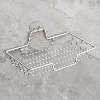 Soap Dish Holder Stainless Steel Wall Mounted Soap Holder for Bathroom
