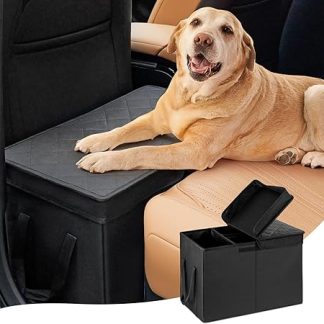 UNICITII Car Seat Extension for Dogs, Car Seat Widening with Storage Space for Passenger Seat Back Seat Car Organiser Boot for Dogs Cats Pets