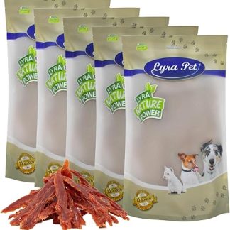 Lyra Pet 5 kg Duck Breast, Chew Snack from the Duck, Treat for All Dogs, Protein-Rich Chewing Enjoyment, Ideal Reward and Training Snack, Dog Food in Resealable Bag