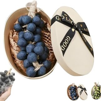 Soaprella Graperie Artisan Soaps, Grape Soap, Handmade Grape Soap Bouquet for Home Decoration, Natural Handmade Soaps for Face/Body Wash (Purple, 20 Pieces)