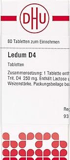 DHU Ledum D4 Tablets, Pack of 80 Tablets
