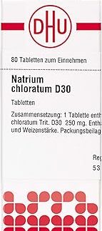 DHU Sodium Chloratum D30 Tablets Pack of 80