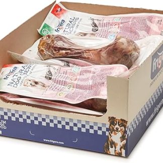 Frigera Italian Ham Bone XL 1 Piece 350 g - Long-Lasting Chew Snack for Dogs, Supports Skin & Coat, Promotes Healthy Joints, Grain & Gluten Free
