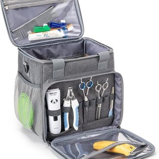 BABEYER Pet Grooming Bag, Dog Grooming Accessories Organizer Carry Bag, Perfect for Pet Grooming Tool Kit Accessories