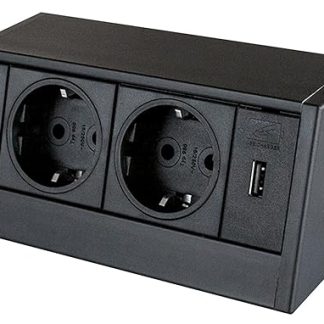 Evoline R-Dock 583546 Kitchen Socket with USB 3-Way Combination Socket