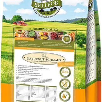 Bellfor Naturgut-Schmaus High-Quality Cold-Pressed Hypoallergenic Dry Food for Dogs with Insects, Grain-Free, Ideal for Nutritionally Sensitive Dogs (10 kg)