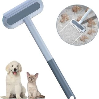 Redreo Pet Hair Remover, Multifunction Long Handle Lint Roller for Cat Hair, Dog Hair Removal, Cat Hair Remover for Sofa, Bed, Carpet, Scratching Post