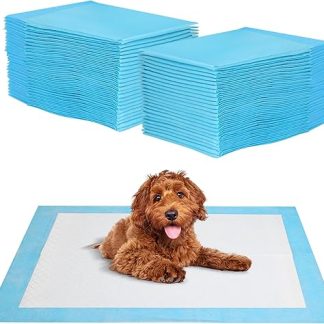 JANUIXCO Pack of 40 Puppy Pads - 60 x 60 cm PIPI Mats for Dogs - Changing Mat Disposable Leak-Proof 5-Layer Design with Quick Drying Surface