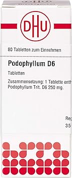 DHU Podophyllum D6 Tablets, Pack of 80 Tablets