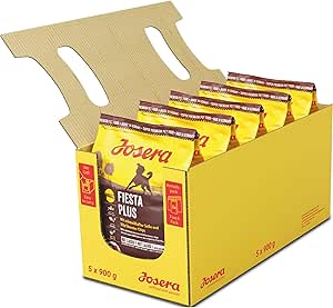 Josera FiestaPlus Dog Food, 5 x 900 g