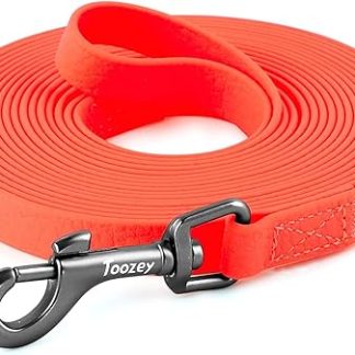 Toozey Recall Lead for Dogs, 3 m / 5 m / 7 m / 10 m / 15 m / 20 m Recall Lead with Hand Loop and Mesh Pocket, Waterproof Training Lead for Large to Small Dogs, Robust Dog Lead