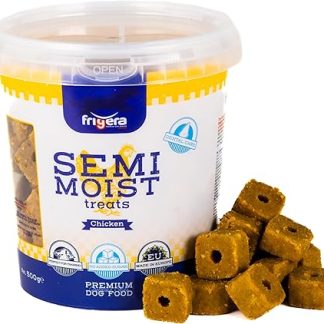 Frigera Semi-Moist Soft Treats Chicken 500 g - Soft Dog Treats, Delicious Reward for Training & Between, Made in Belgium