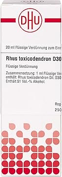DHU Rhus Toxicodendron D30 Dilution, 20 ml Solution