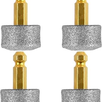Dozylive Pack of 4 Dog Nail Grinder Replacement Heads for Claw Grinder Compatible with Casfuy N10 N20 N30, Dog Nail Grinder 80 60 100 Mesh (4 x 80)