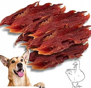 LalaZoo Dog Treats Soft Duck Jerky 500 g Soft Duck Fillets for Dogs High Quality Dog Snacks Protein Rich Grain-Free Gentle Dried Natural Reward Training Snack