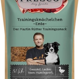 FRESCO Dog Martin Rütter Training Ankle Duck 150 g Protein Rich Dog Treats Made of Fresh Meat 100% Natural Ingredients for Reward, Training and as a Snack