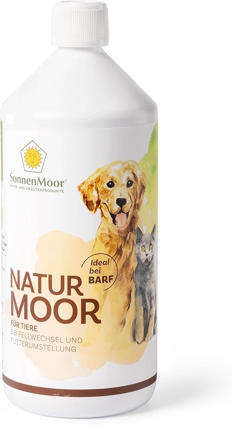 SONNENMOOR Natural Moor for Animals 1000 ml - Liquid Moor for Support for Pets and Pets