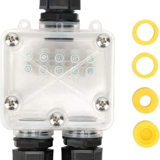 Junction Box 3-Way IP68 Waterproof Junction Distribution Cable Plug LCH‑1311.68 Waterproof Dustproof Junction Box Universal Permanent Electrical Project