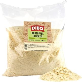 Potato Flakes, 1 kg Bag, Dietary Supplement as a Healthy, Natural Diet for Dogs by DIBO, Dog Food, Barf, B.A.R.F.