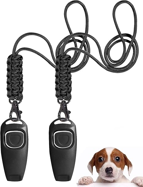 TODREMOU Rütter Dog Whistle Recall Dog Whistles High Frequency Clicker Set Clicker Dog Training Clicker Training