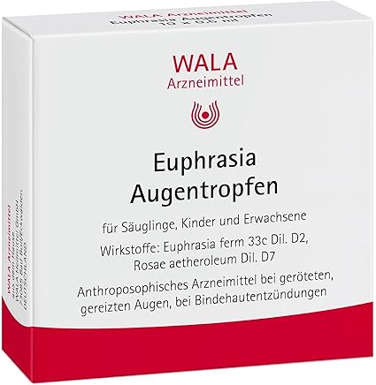 Euphrasia eye drops 10 x 0.5 ml; soothe reddened, irritated and watery eyes and relieve allergic conjunctivitis.