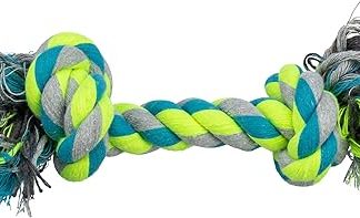 Trixie Denta Fun - Play rope for dogs made from pure cotton (assorted)