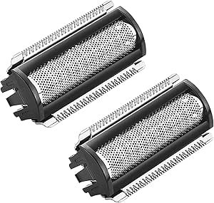 Replacement Blade Compatible with MANSCAPED The Lawn Mower 5.0 Ultra, Stainless Steel Razor Head for Close Body Hair Care, Pack of 2