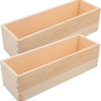 Pack of 2 Handmade Soap Silicone DIY Soap Pieces Soap for Soap Making Soap Tool Soap Making DIY Craft Making Tool Beige Wood, Wood