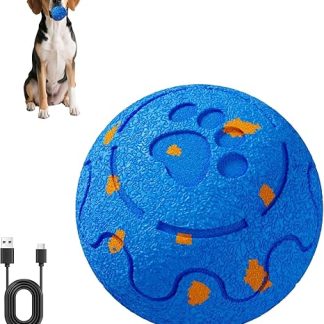 Dog Toy Intelligence, Dog Ball, Puppy Toy, Wicked Ball, Intelligent Interactive Dog Toy with 3 Play Modes, Waterproof, Rechargeable, for Medium and Large Dogs