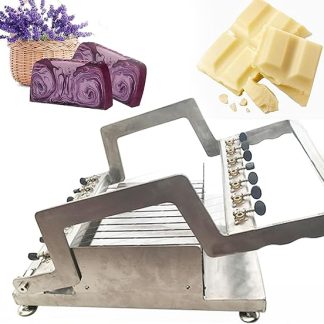 Handmade Soap Cutting Machine, Soap Cutter for Soap Making, Wire Spacing 30mm, Cutting Table Size 300 x 180mm, Stainless Steel Soap Cutter Cutter for Cheese