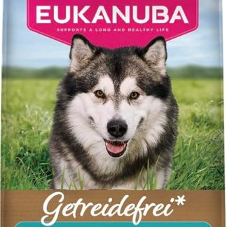 Eukanuba Dog Food Grain-Free with Fish for Large Breeds, Premium Dry Food without Grain for Adult Dogs, 12 kg