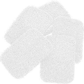 Non-Slip PVC Soap Holder Drain Cushion Pack of 6 for Bathroom Kitchen Shower Porous Material Antibacterial
