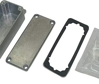 MC003595 Aluminum and FLA Enclosure 89.1 x 89.1 x 30 mm IP66 | Metal Housing / 19 Cabinet - 1 Piece