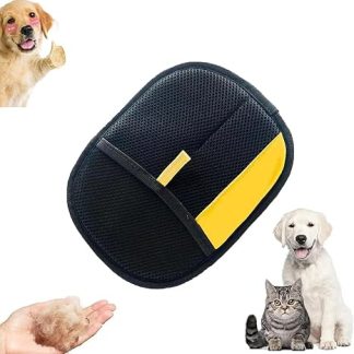 Generisch Reusable Hair Remover Glove for Dogs & Cats - Grooming Glove for Sofa, Car Seat & Carpet, Washable Pet Hair Brush Against Dog Cat Hair on Furniture (Pack of 1)