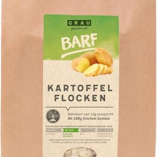 GRAU The Original – Dry Vegetables for BARF for Dogs – Potato Flakes, Pack of 1 (1 x 1.2 kg), Supplementary Food for Dogs