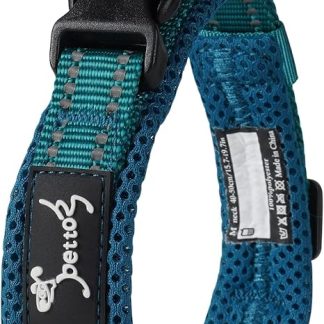 Kaka Mall Adjustable, Breathable, Reflective Nylon Dog Collar